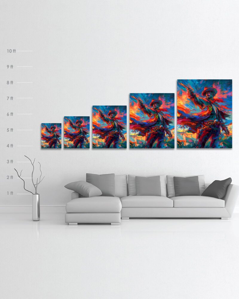 the-gunslinger-cowboy-wall-art-dimensions-scale-colorful