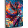 the-gunslinger-cowboy-wall-art-metal-painting-colorful